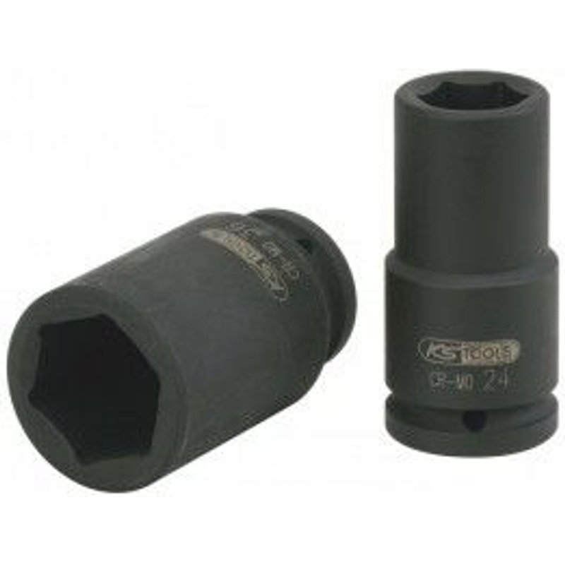 Douille longue à choc 6 pans 3/4" KS, 34 mm