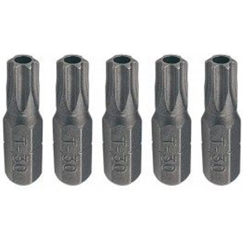 Embouts de vissage KS TORX percé 9 - entraînement 6.35 mm, longueur25 mm - boit