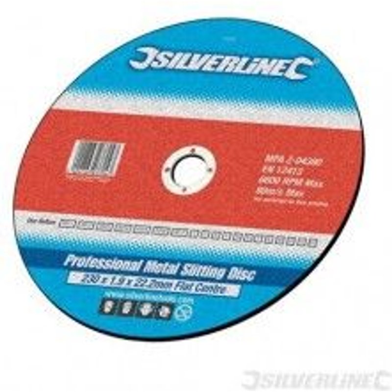 Disque plat de coupe de précison pour le métal - 115 x 1 x 22,2 mm