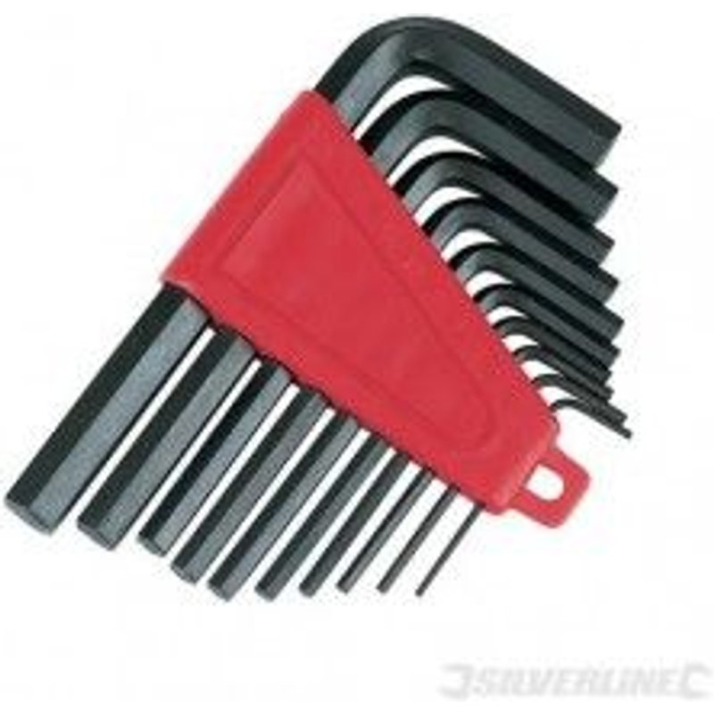 Jeu de 10 clés mâles - 1/16"-3/8