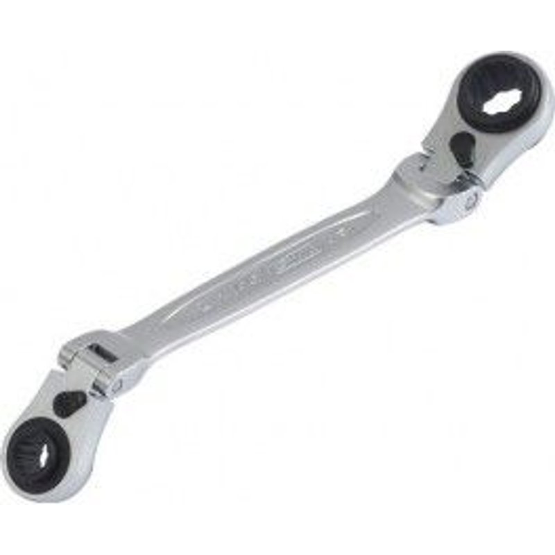 Jeu de clés mixtes à cliquet articulées Gear plus