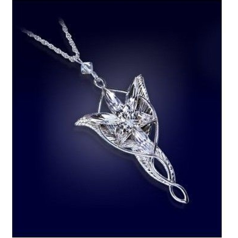 Noble Collection Le Seigneur Des Anneaux Pendentif Arwen Etoile Du Soir