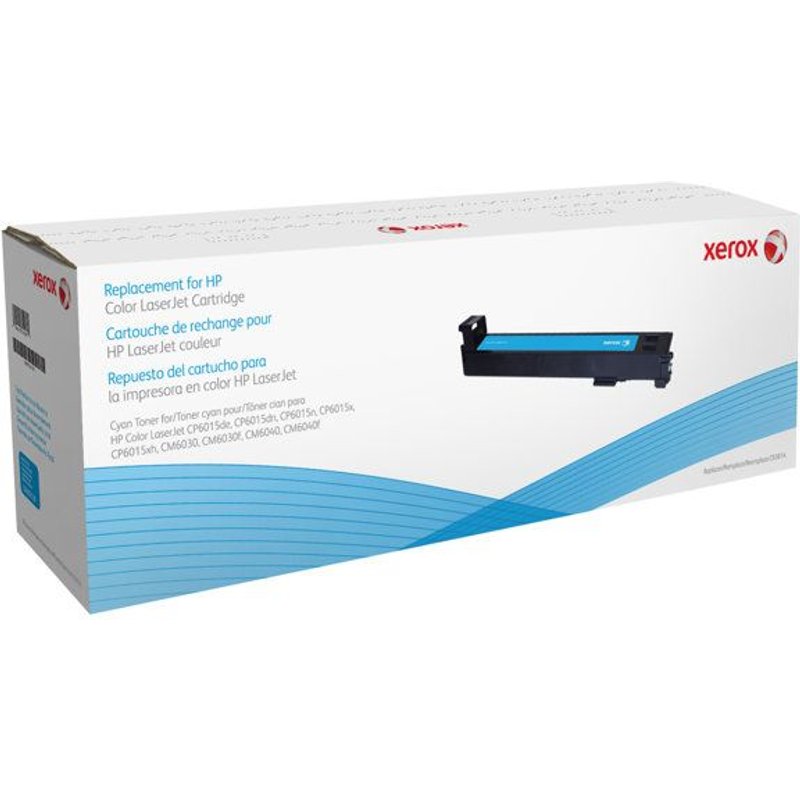 Xerox - Cyan - cartouche de toner (équivalent à : HP CB381A) - pour HP Color LaserJet CM6030, CM6040, CP6015