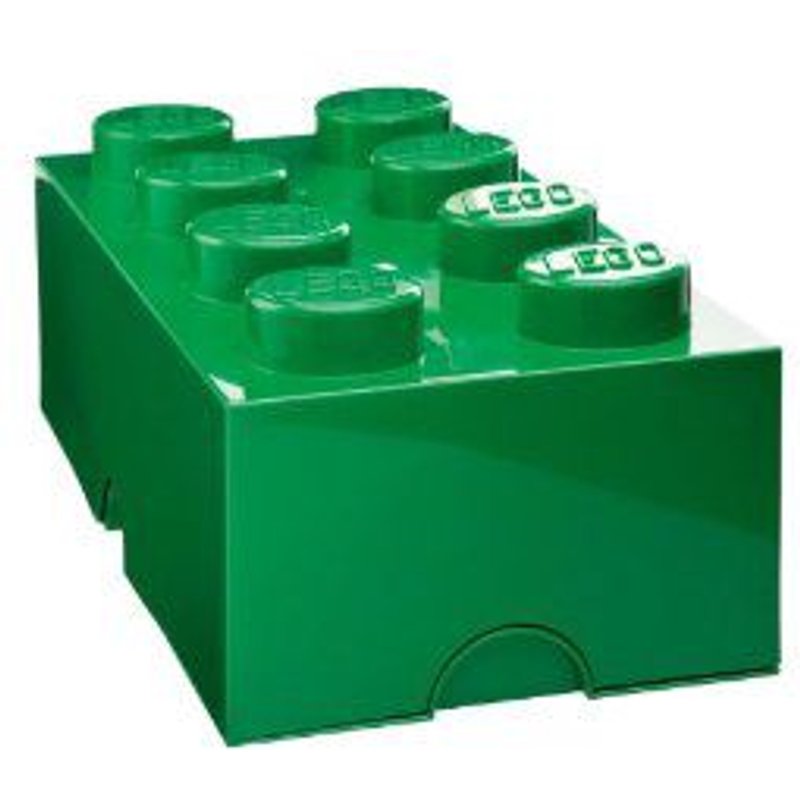 Brique De Rangement Verte 8 Plots