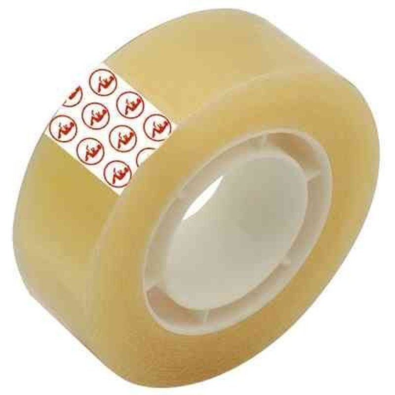 Kores ruban adhésif TUBE 19 mm x 33 m, transparent