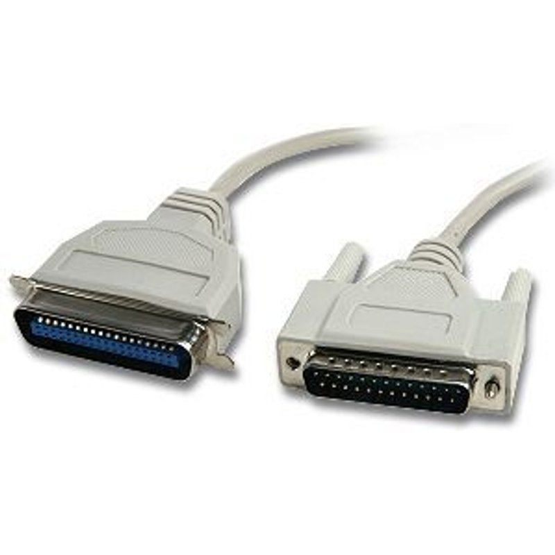 Câble imprmante 25FILS DB25 Mâle -Centronics 36 Mâle 3M
