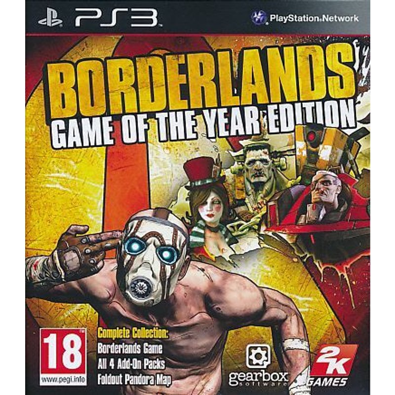 Borderlands Game Of The Year Edition Ps3