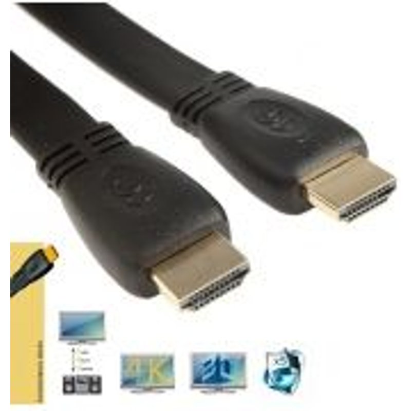 Continental Edison - Câble HDMI - HDMI mâle pour HDMI mâle - 1.5 m - support 4K