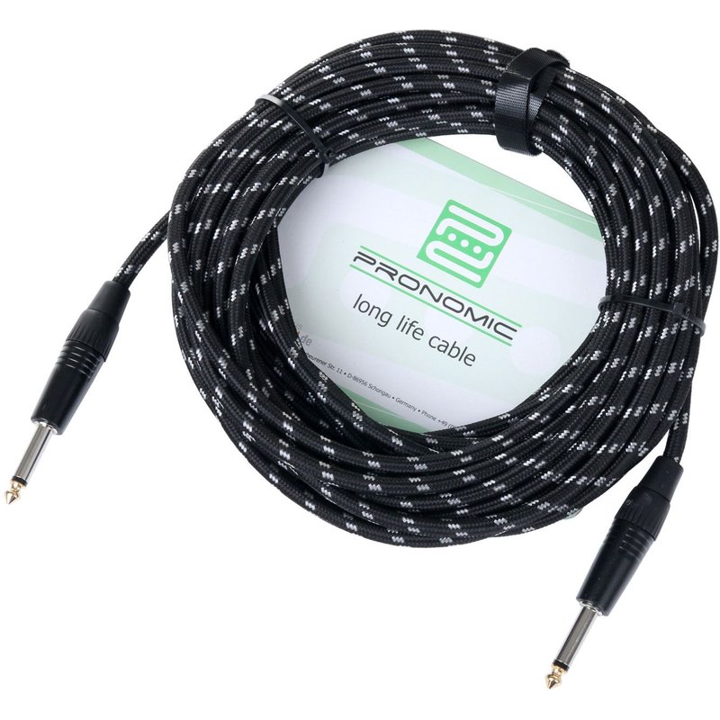 Pronomic Stage câble pour instruments prise jack (10 m)