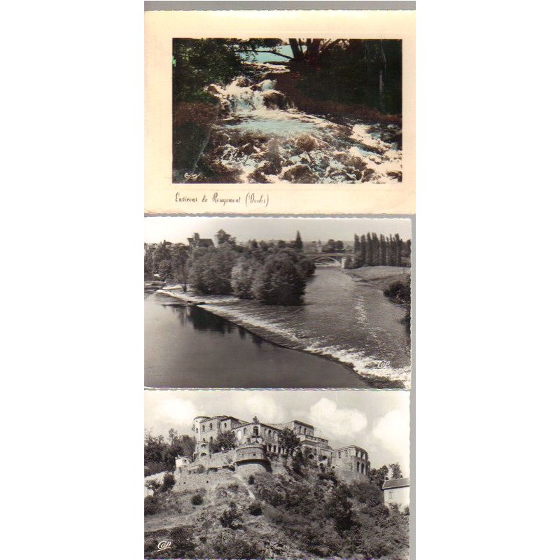 Lot De 3 Cartes Postales De Rougemont, Royat Et La Roche Posay *