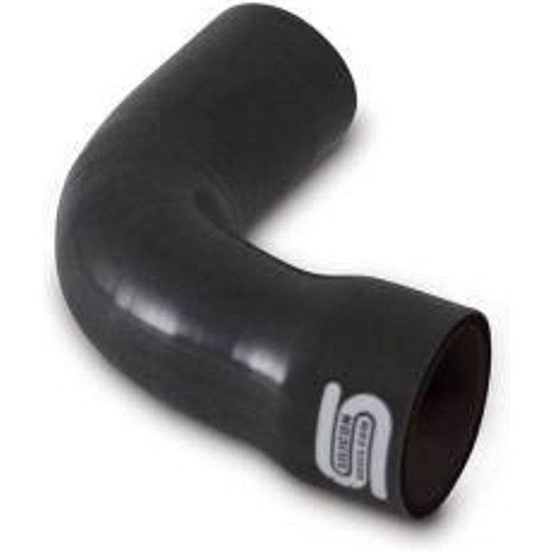Reducteur Coude 90 Degres Silicone - D32-28mm - Noir