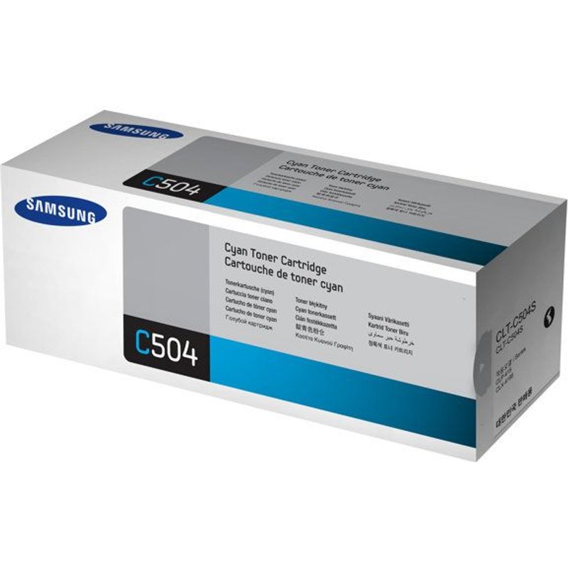 Samsung CLT-C504S - Cyan - originale - cartouche de toner - pour CLP-415N, 415NW; CLX-4195FN, 4195FW, 4195N; Xpress C1810W, C1860FW
