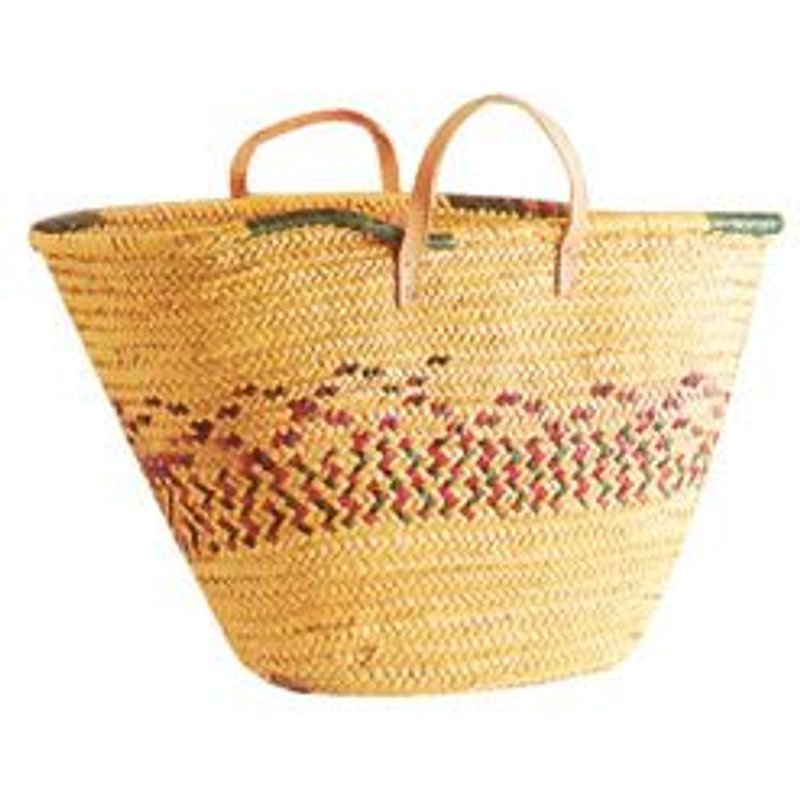 AUBRY GASPARD COUFFIN PALMIER POIGNEE CUIR SCO1050