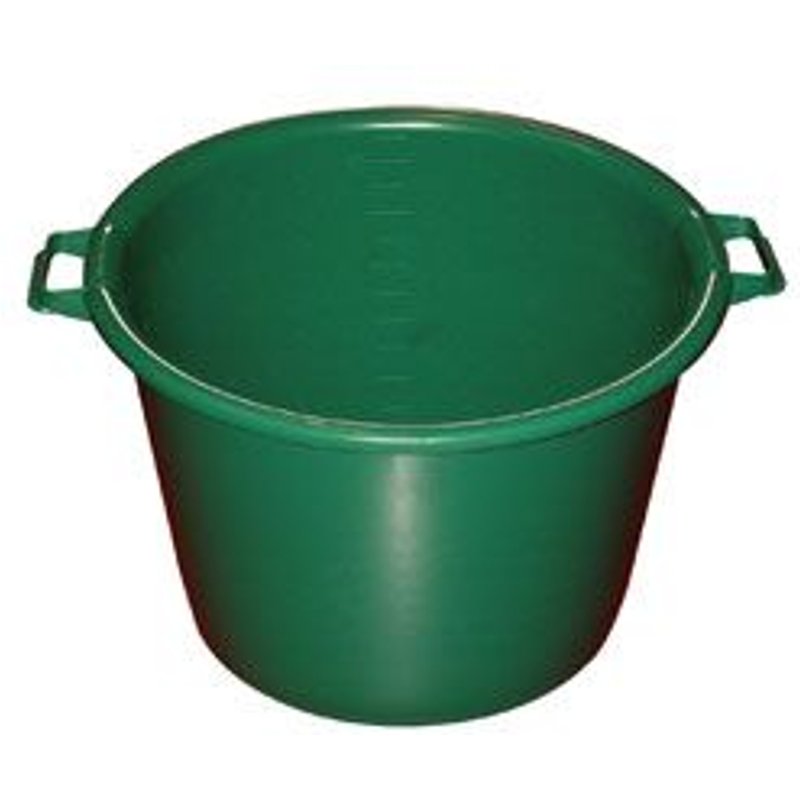 ALUMINIUM ET PLASTIQ BAQUET ROND 75L D62 H39 RENF.BLEU B75