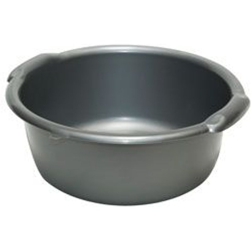 ALUMINIUM ET PLASTIQ BASSINE RONDE D.45CM 20 L SILVER