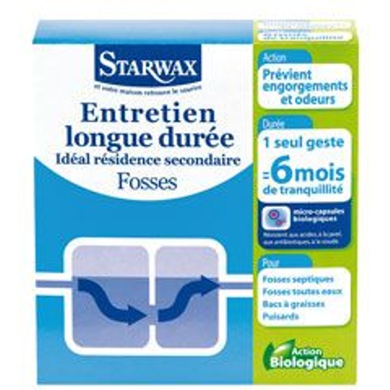 STARWAX ENTRETIEN LONGUE DUREE FOSSES 6MOI.637