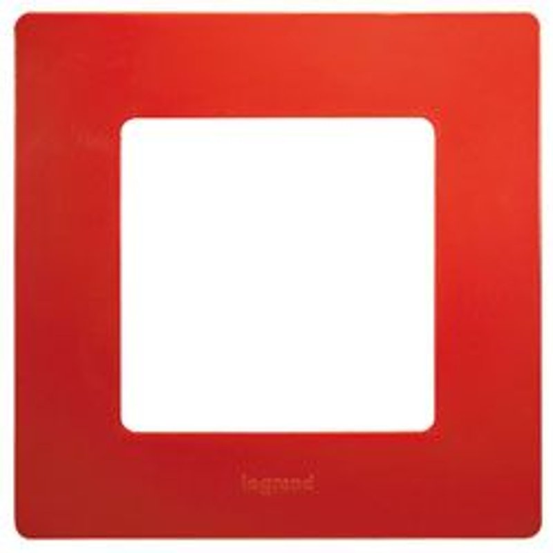 LEGRAND PLAQUE NILOE COQUELICOT 1 P 096702