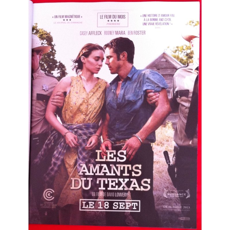Poster A4 Sur Le Film Les Amants Du Texas