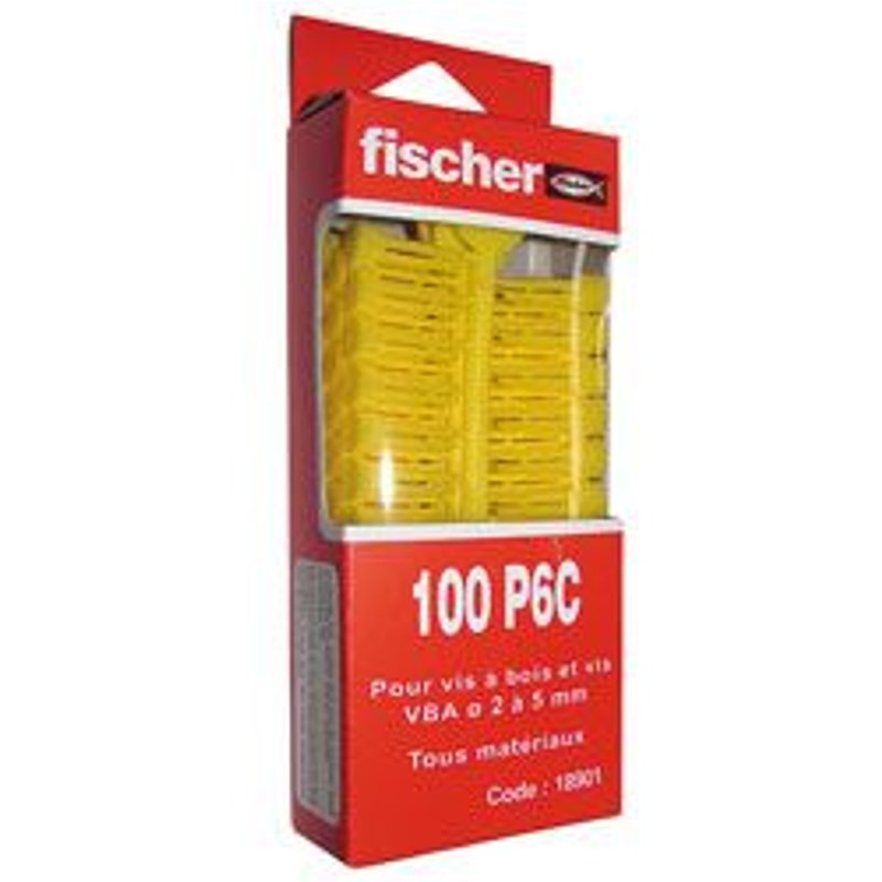 CHEVILLE FISCHER P 6 C BTE DE 100P
