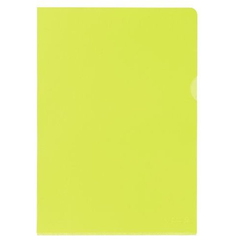 ELBA pochette transparente Premium, A4, PVC, clair, jaune