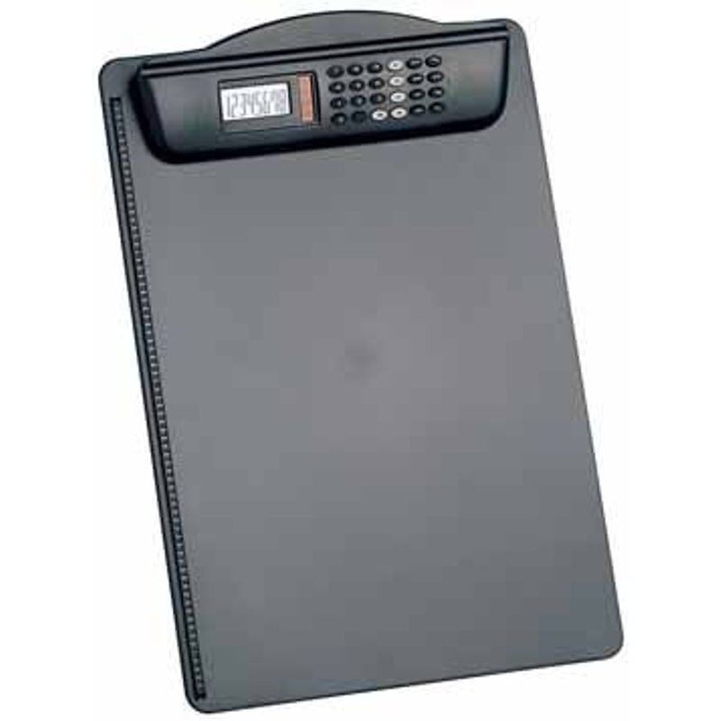 MAUL Porte-bloc avec calculatrice, format A4,plastique, noir