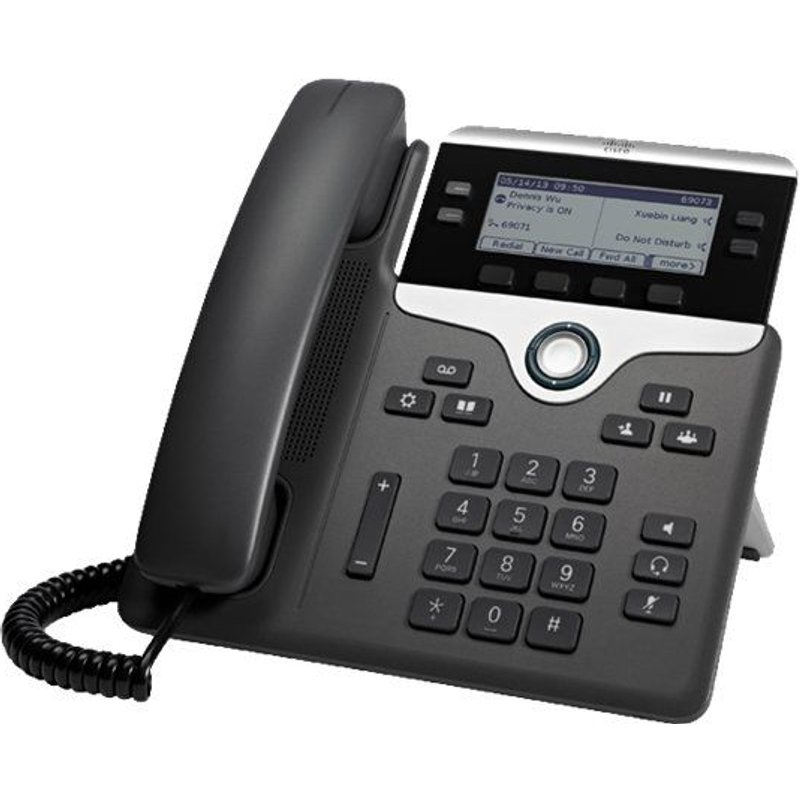 Cisco IP Phone 7841 - Téléphone VoIP - SIP, SRTP - 4 lignes