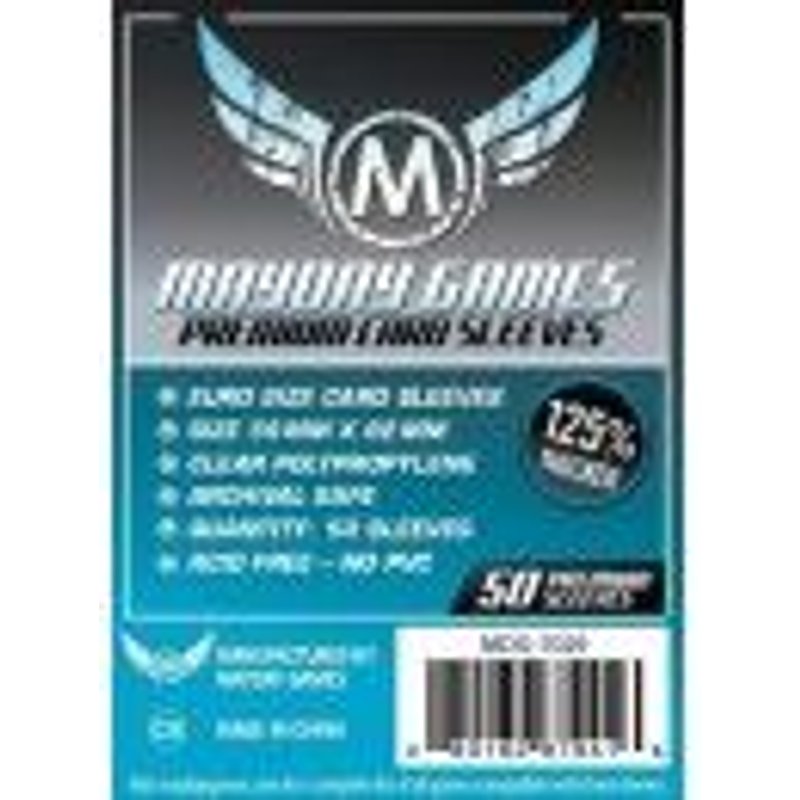 Premium Euro Sleeves - 59x92mm (X50)