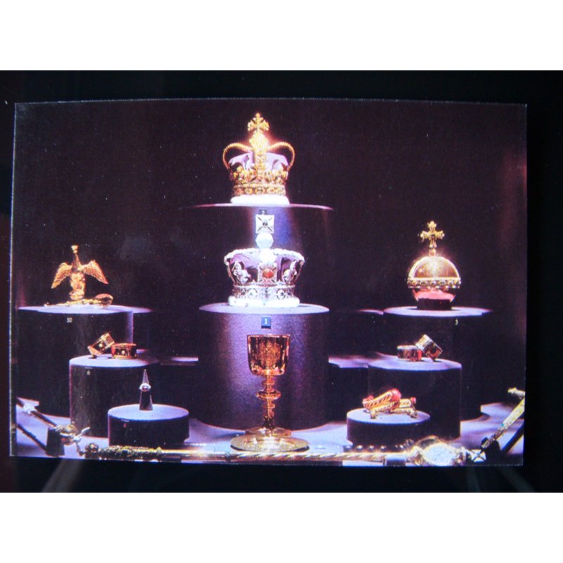 Carte Postale De Grande Bretagne: Couronnes Et Bijoux Royaux