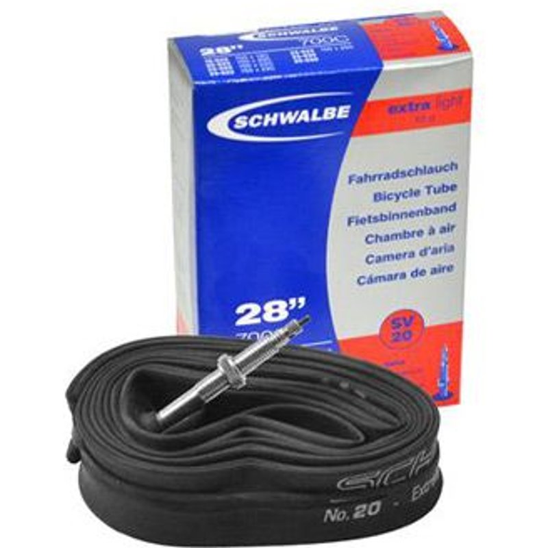 Chambre à air Route Schwalbe SV20 Extra Light 700x18-25C valve Presta