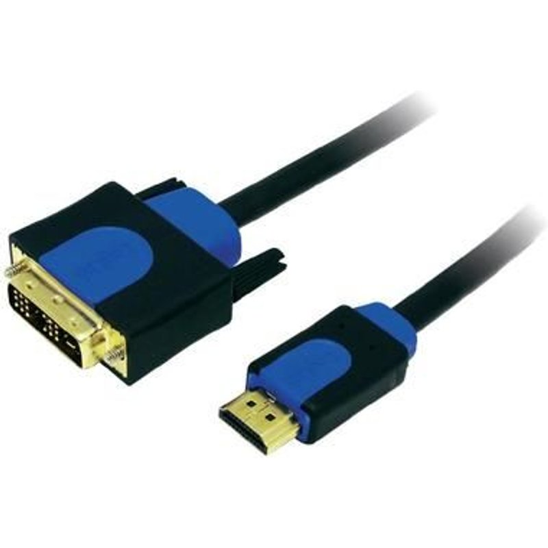 LogiLink - Câble adaptateur - HDMI mâle pour DVI-D mâle - 2 m