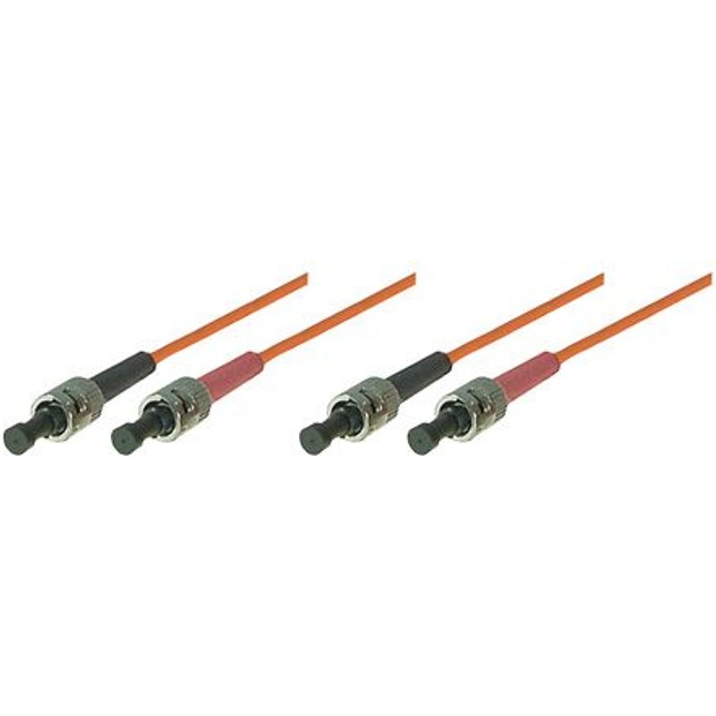 12421488 12421488 Cordon fibre optique 50/125µm, 4 x ST, 10m
