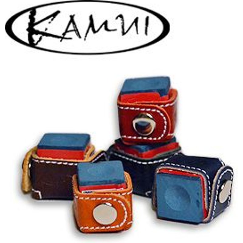 Porte-Craie Cuir Kamui Bleu