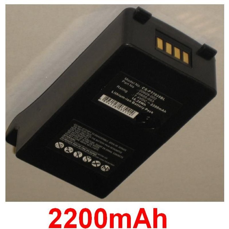 Batterie Pour PSION Teklogix 7035 Teklogix 7035i Teklogix 7035if, TEKLOGIX 7035 7035i 7035if, EAN: 4894128035114, P/N: 20605-003,20605-002 **2200mAh**