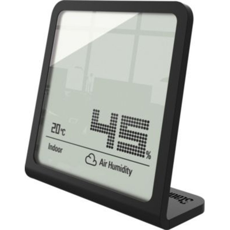 AIR NATUREL Hygromètre Selina noir Humidificateur