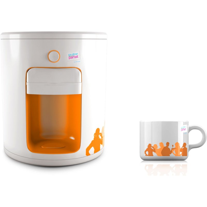 Harper UD888 - Machine à café - 2.5 bar - orange