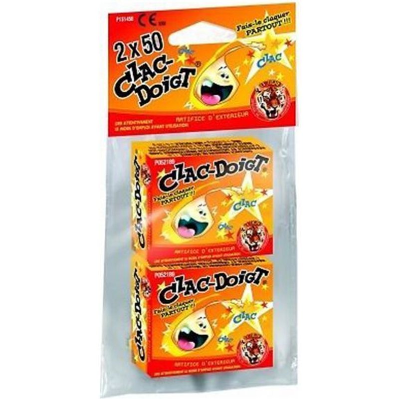 2 BOITES SACHET CLAC DOIGT - F1