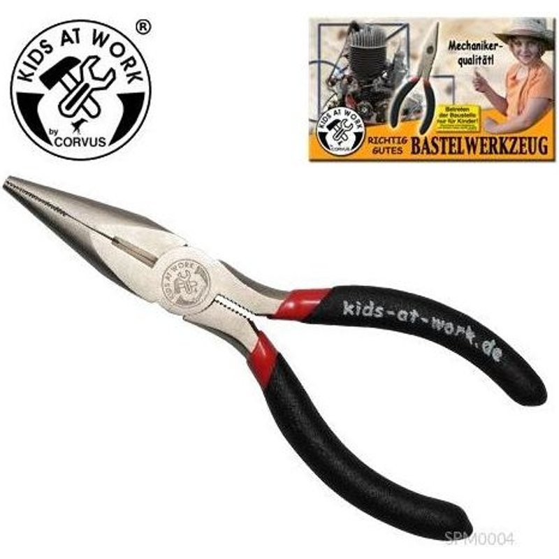 Kids At Work Pince Combinée À Long Bec Mini 13,5 Cm.