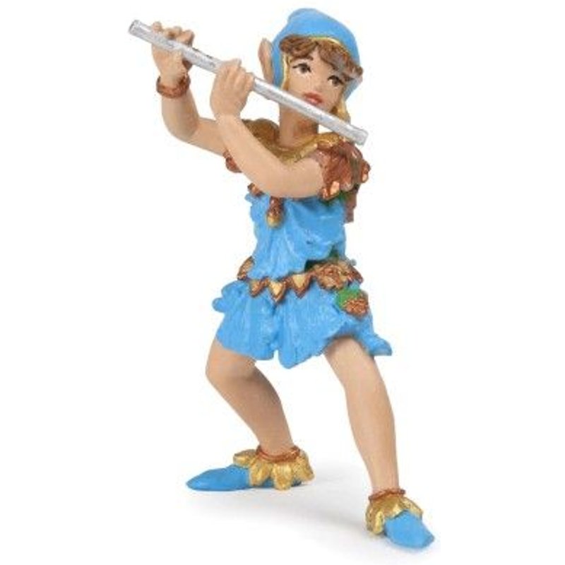 Figurine Troubadour À La Flûte