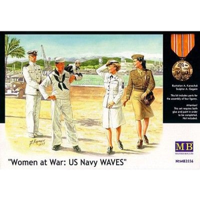 Figurines 2ème Guerre Mondiale : Femmes Au Combat : Us Navy Waves