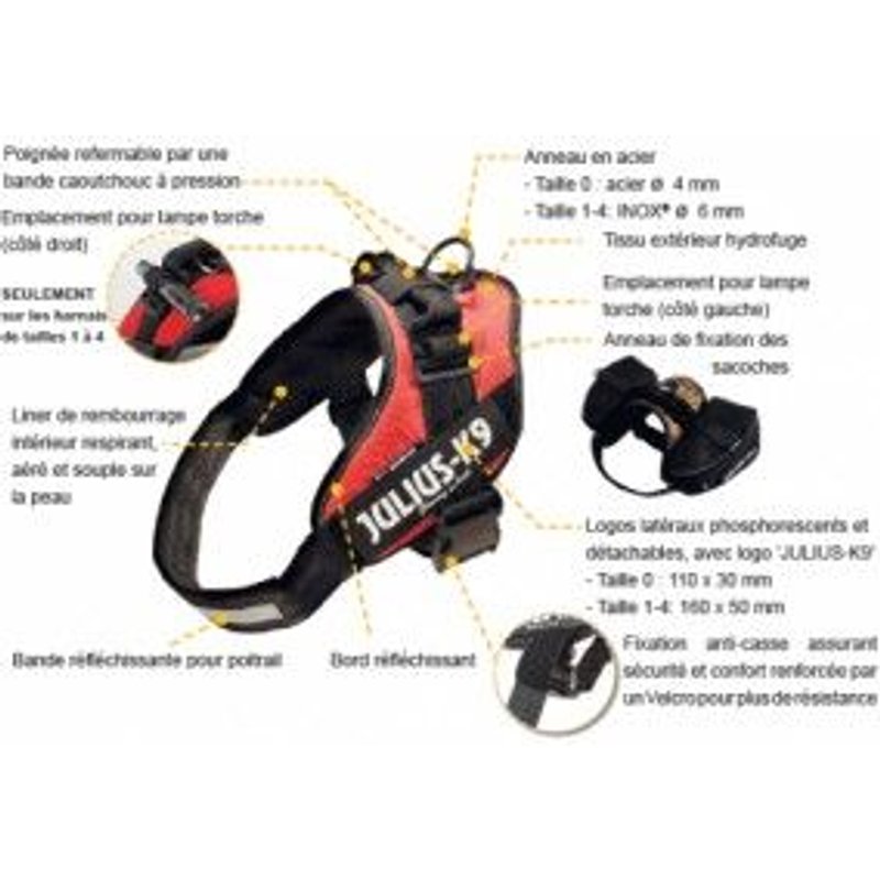 Harnais Idc-Power Julius-K9 R - Taille 1