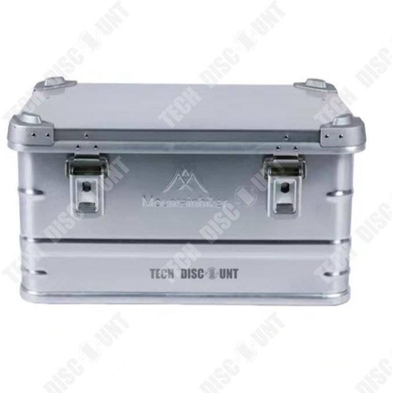 TD® Boîte de rangement extérieure en alliage d'aluminium auto-conduite voyage stockage des aliments boîte en aluminium anti-poussièr