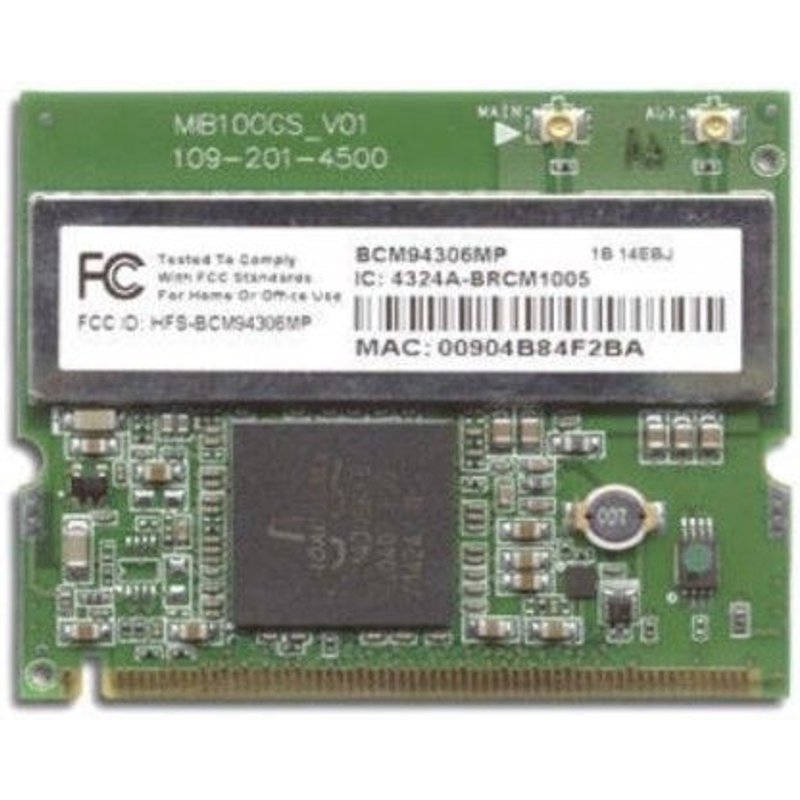 Carte Wifi Broadcom Mini PCI BCM94306MP MB100GS_V01 Pc Portable DELL Gateway