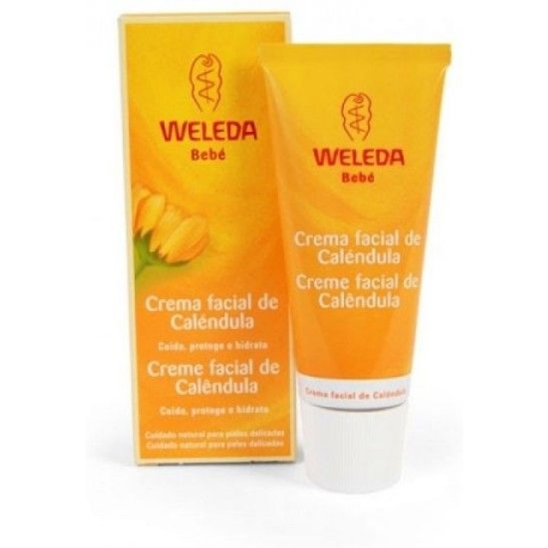 Crème Protectrice Visage Bébé Au Calendula Weleda 50 Ml
