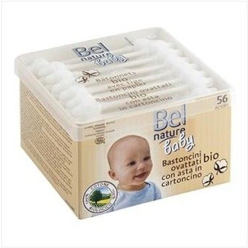 Bastoncillos De Bebé 100% Algodón Bel Nature