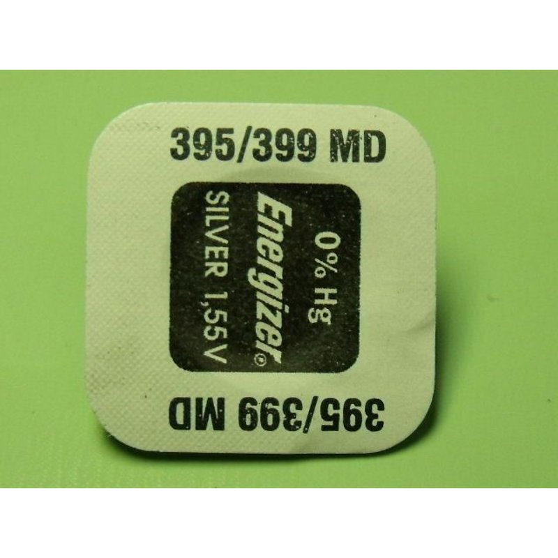 1 Pile 395/399 SR927SW/SR927W Energizer 1,55 Pile Bouton pour Montre 0% mercure