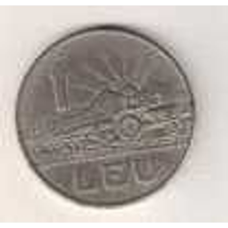 Roumanie = Pièce De 1 Lei De 1966.