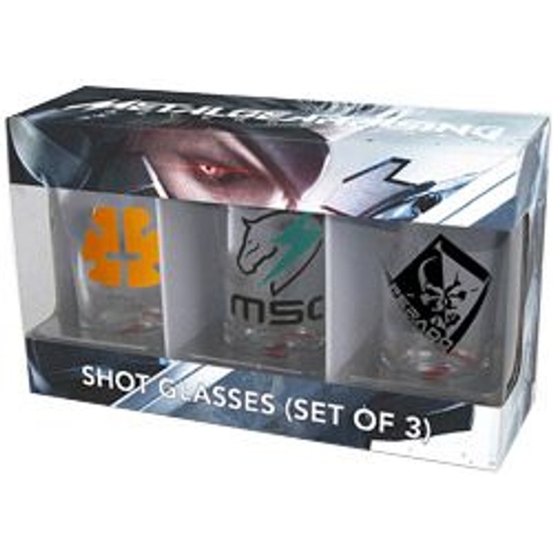 Metal Gear Rising Set 3 Verres à Liqueur Set I