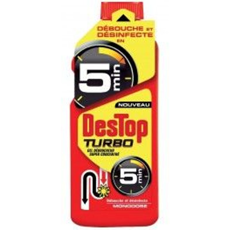 Déboucheur turbo de canalisation 1 litre DESTOP