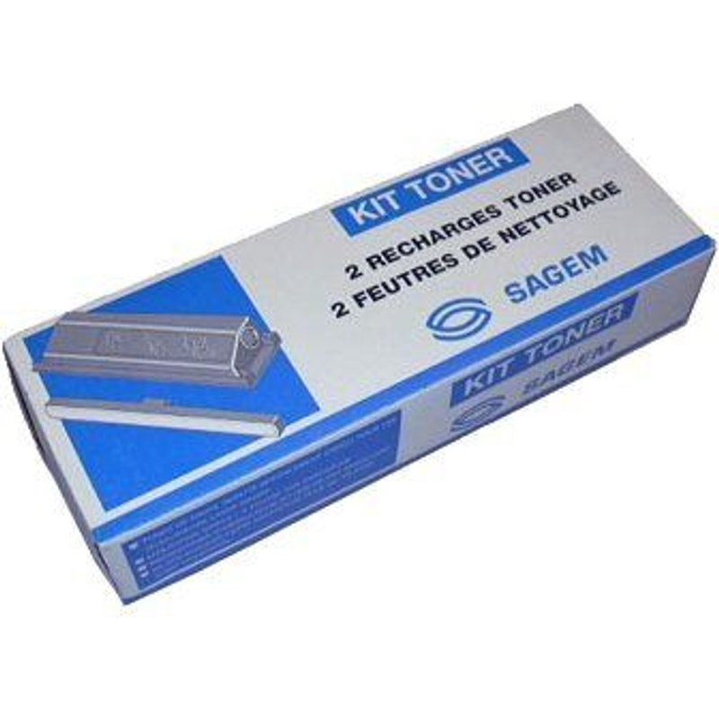 Sagem TONER KIT T/830 - Pack de 2 - noir - compatible - kit toner - pour FAX Internet 925i, 955i