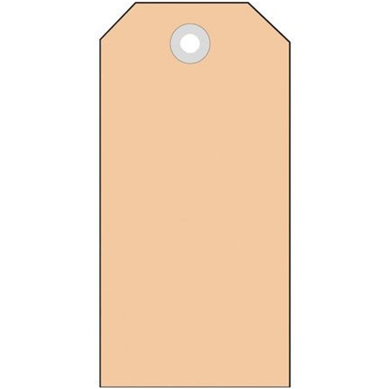 HERMA - Carton - marron lisse - 90 x 45 mm 1000 unités tags